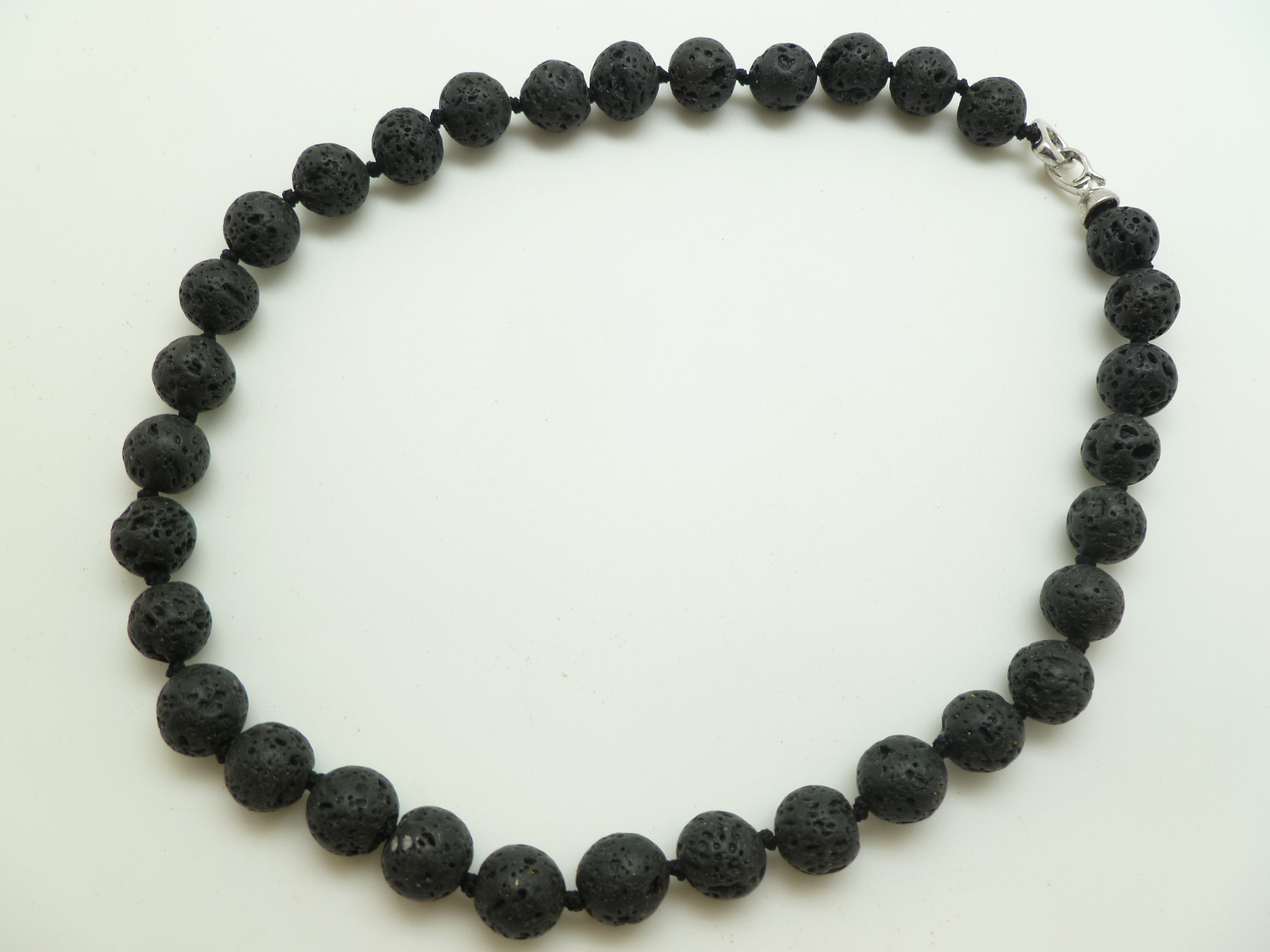 12mm Lava Rock 18" Necklace